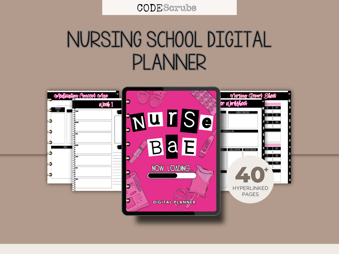 Nursing School Digital Planner